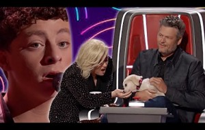 Blake Shelton Brings Out A Poppy Dog To Impress Contestant To His Side | The Voice