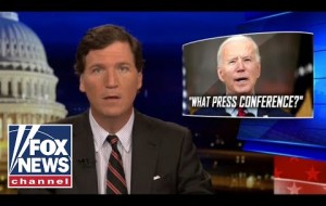 Tucker analyzes Biden's slow and painful press conference