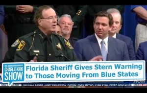 Florida Sheriff Gives Stern Warning to Those Moving From Blue States