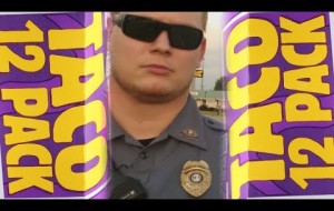 cop vs. guy who freaked out in Taco Bell